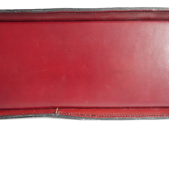 Vintage 60s 70s John Romain Red Leather Shoulder Bag - Picture 8 of 16